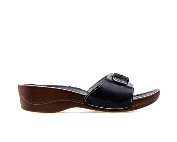 Ceyo Minelli Topuklu Lacivert Kadın Anatomik Terlik