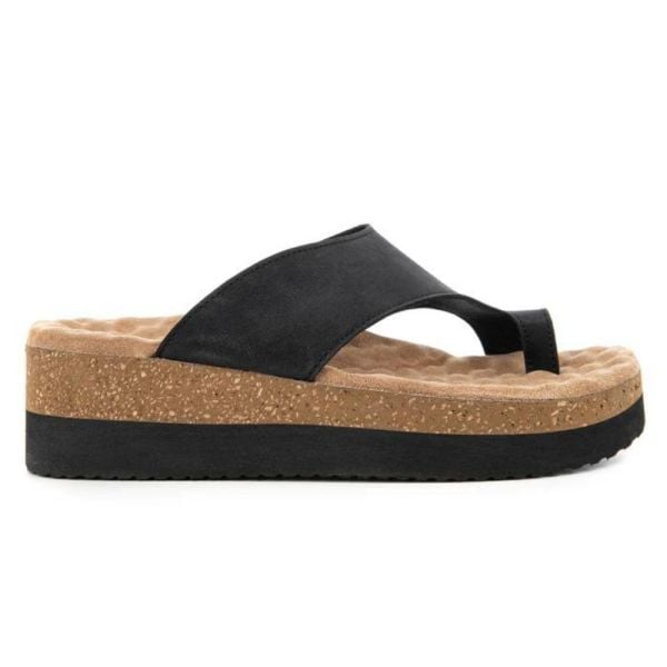 Muya 34226 Hora Siyah Kadın Parmak Arası Terlik