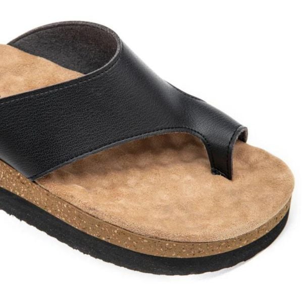 Muya 34226 Hora Siyah Kadın Parmak Arası Terlik