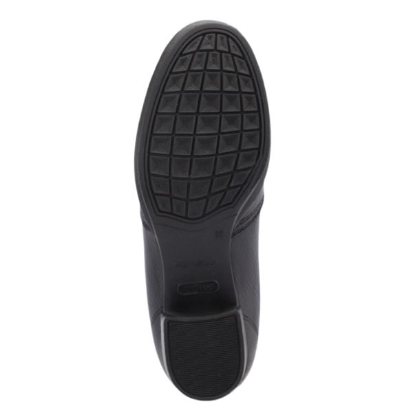 Forelli 57203-G Piloyd Siyah Kadın Comfort Deri Ayakkabı