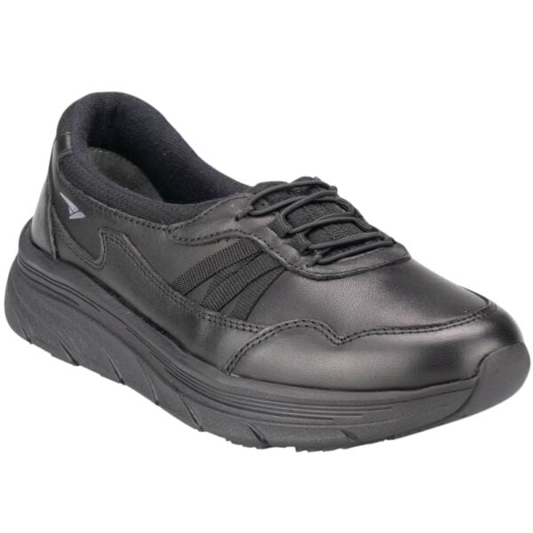 Forelli 31105-G Daxi Siyah Kadın Comfort Deri Ayakkabı