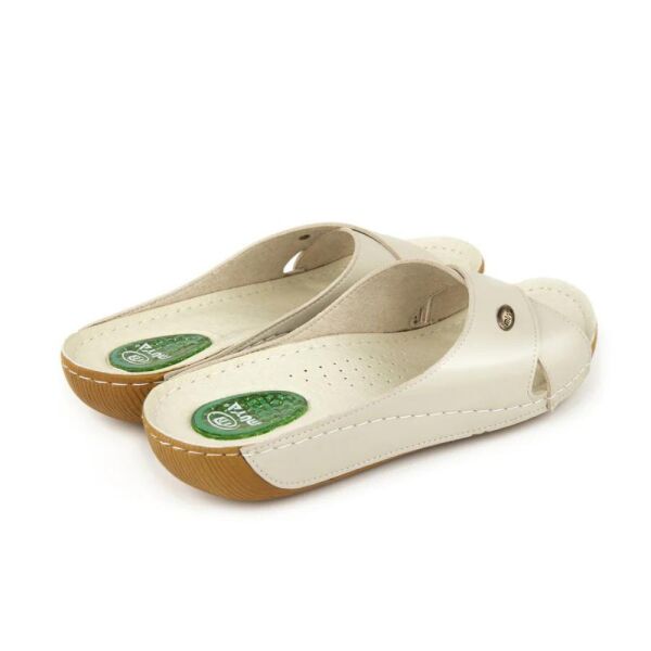 Muya 31124 Cyrus Krem Kadın Anatomik Topuk Dikeni Terlik