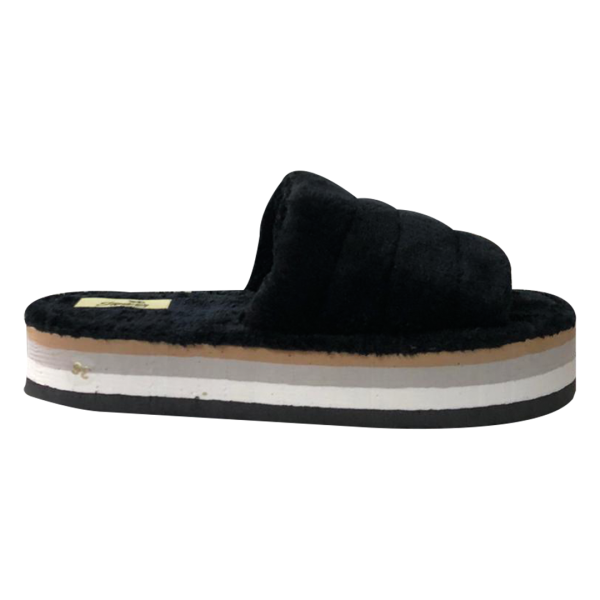 Cex Siyah Kadın Topuklu Ev İçi Terlik