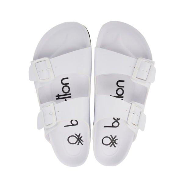 Benetton BN-1322 Beyaz Erkek Günlük Terlik