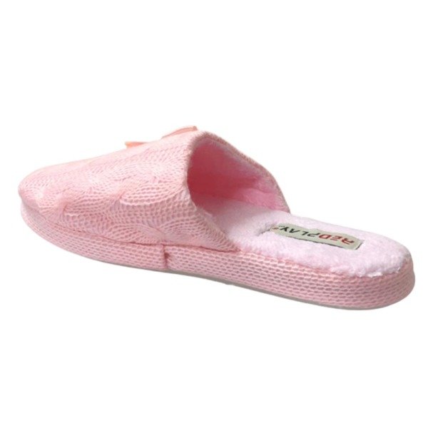 Redplay Fiyonklu Pembe Kadın Ev İçi Terlik