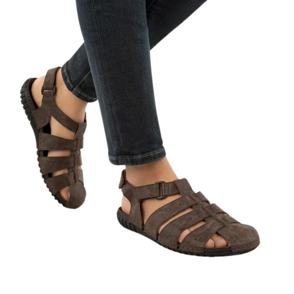 Muya 31418 Troy Kahve Erkek Anatomik Sandalet