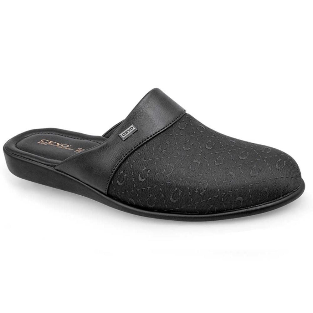 Ceyo 9823-2 Siyah Erkek Ev İçi Terlik
