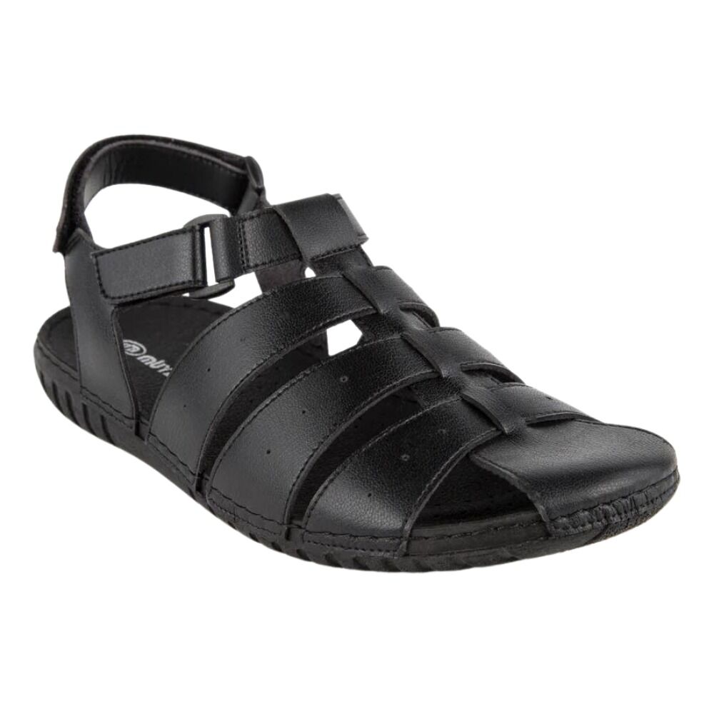 Muya 31418 Troy Siyah Erkek Anatomik Sandalet