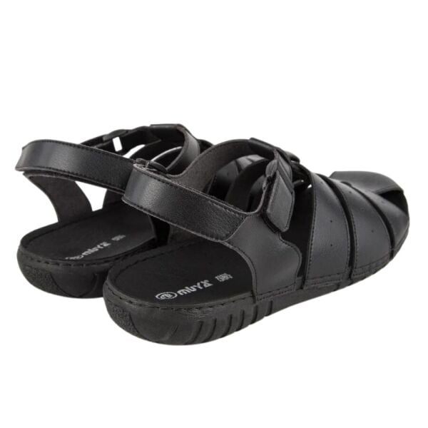 Muya 31418 Troy Siyah Erkek Anatomik Sandalet