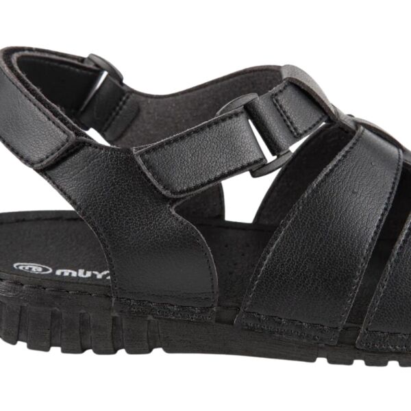 Muya 31418 Troy Siyah Erkek Anatomik Sandalet