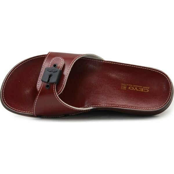 Ceyo 6500 Minelli Bordo Kadın Anatomik Terlik