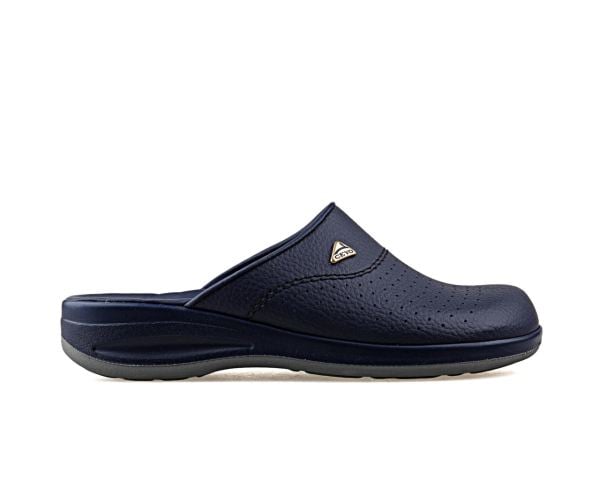 Ceyo 9846 Flex-1 Lacivert Erkek Anatomik Jel Taban Sabo Terlik