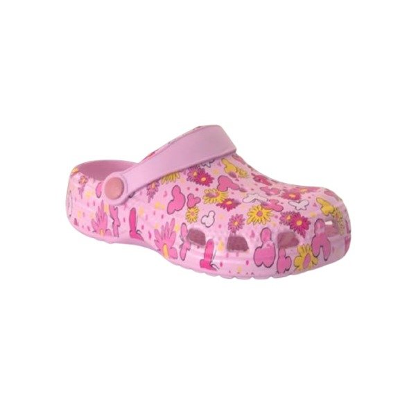 Pembe Çiçekli Çocuk Havuz/Deniz Terlik Sandalet