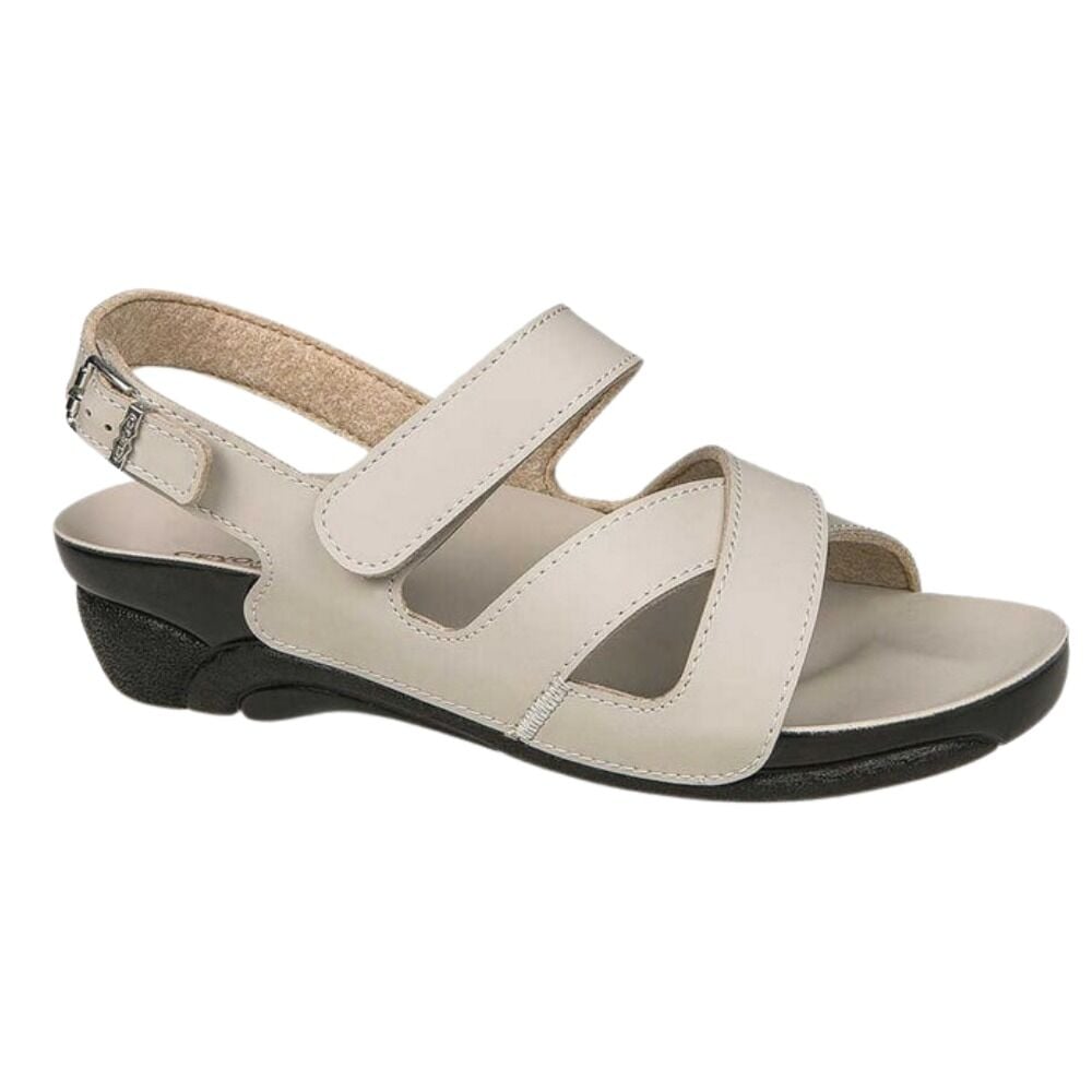 Ceyo Venedik-8 Krem Kadın Anatomik Hac/Umre Sandalet