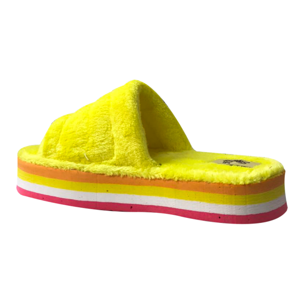 Cex Sarı Kadın Topuklu Ev İçi Terlik