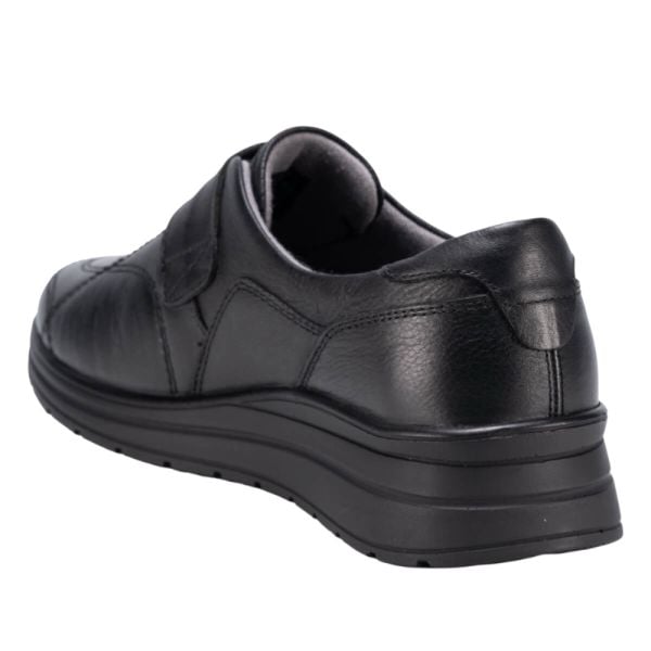 Forelli 21314-H Avilla Siyah Kadın Comfort Deri Ayakkabı