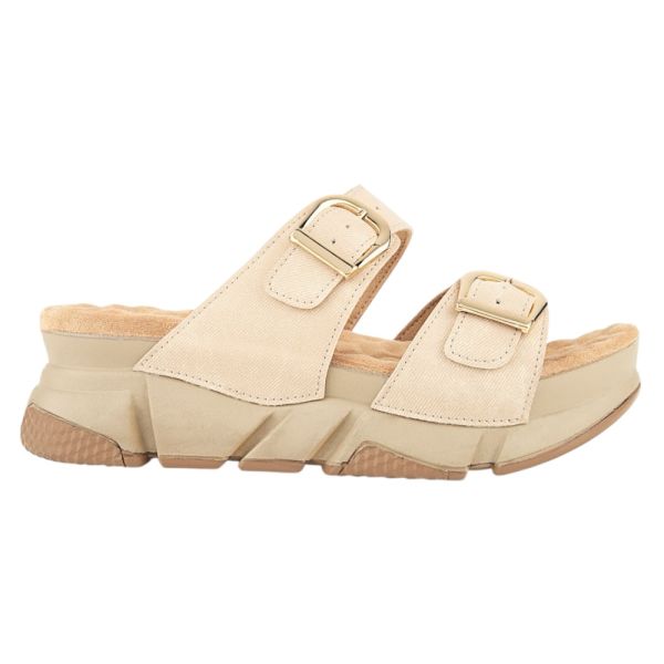 Muya 35244 Kiirus Bej Kadın Air Taban Terlik