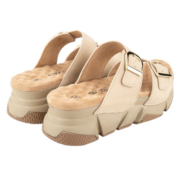 Muya 35244 Kiirus Bej Kadın Air Taban Terlik