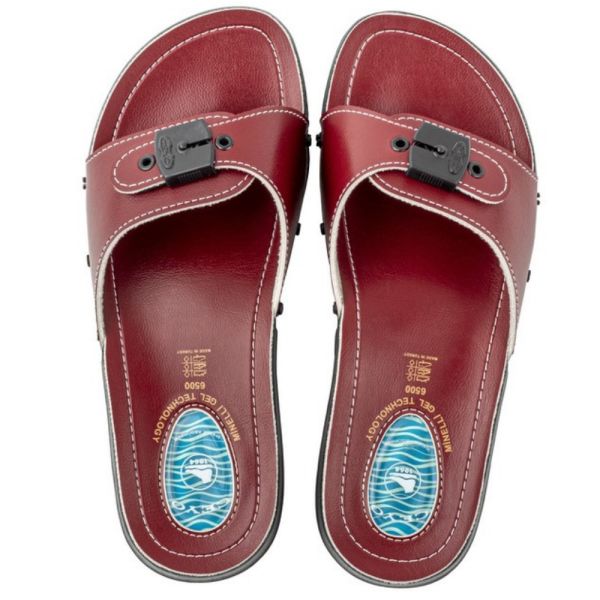 Ceyo 6500-1 Minelli Bordo Kadın Anatomik Terlik