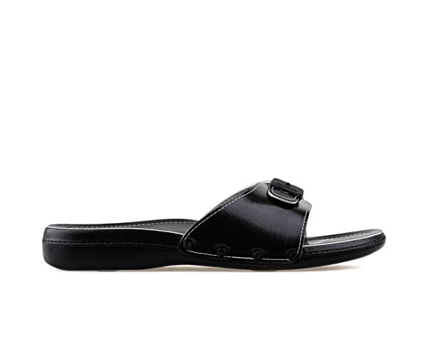 Ceyo 6300-1 Siyah Erkek Jel Taban Anatomik Terlik