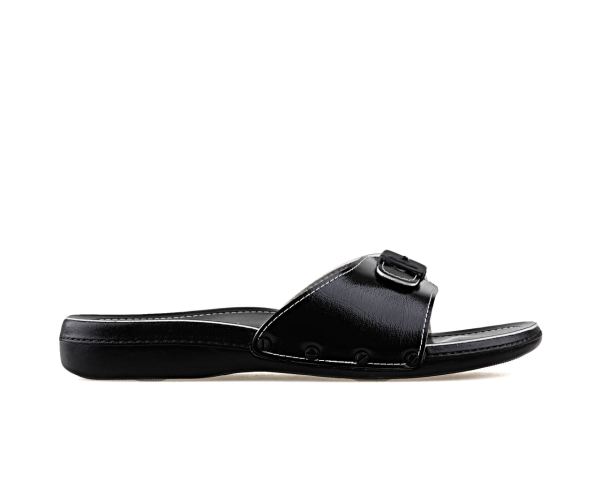 Ceyo 6300-1 Siyah Erkek Jel Taban Anatomik Terlik