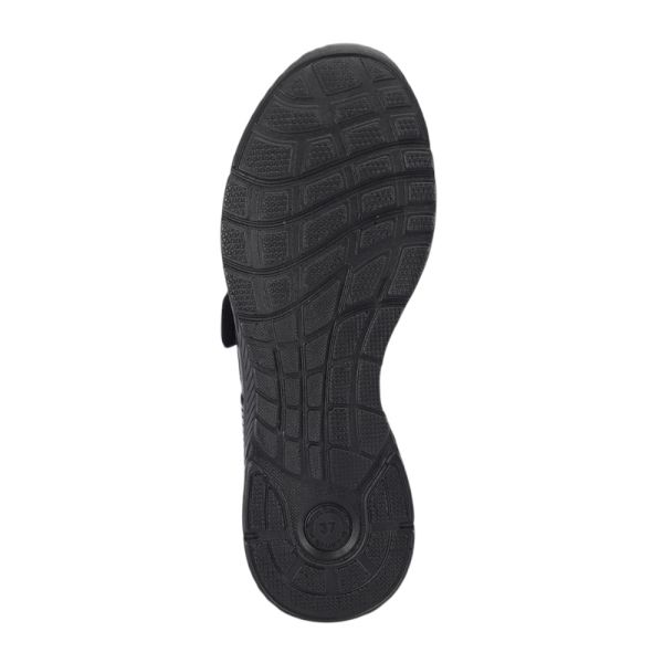 Forelli 29406-G Golden Siyah Kadın Comfort Deri Ayakkabı