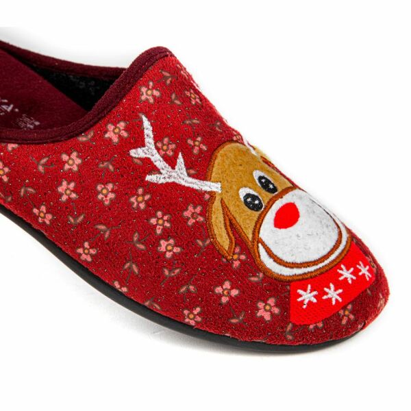 Muya 33901 Bailey Bordo Kadın Ev İçi Terlik