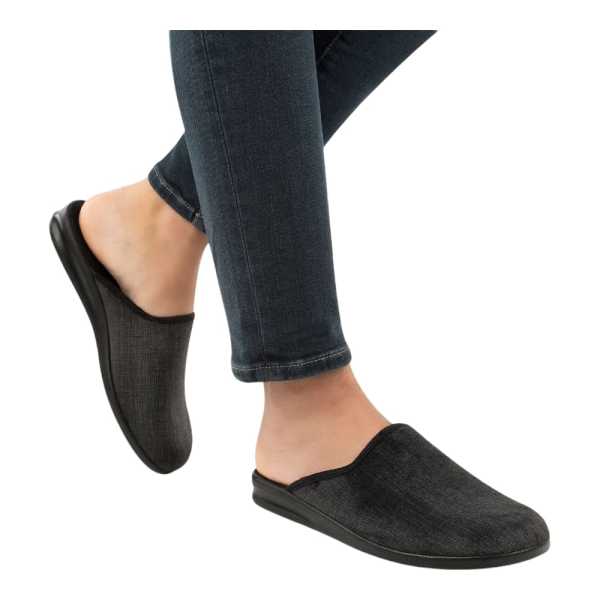 Muya 32802 Robin Siyah Erkek Ev İçi Terlik