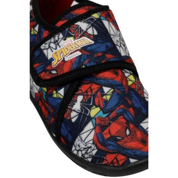 Spiderman Grel 3PR Siyah Çocuk Kreş/Anaokulu Panduf