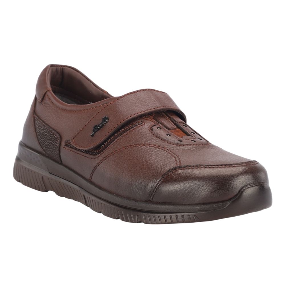 Forelli 29406-G Golden Taba Kadın Comfort Deri Ayakkabı