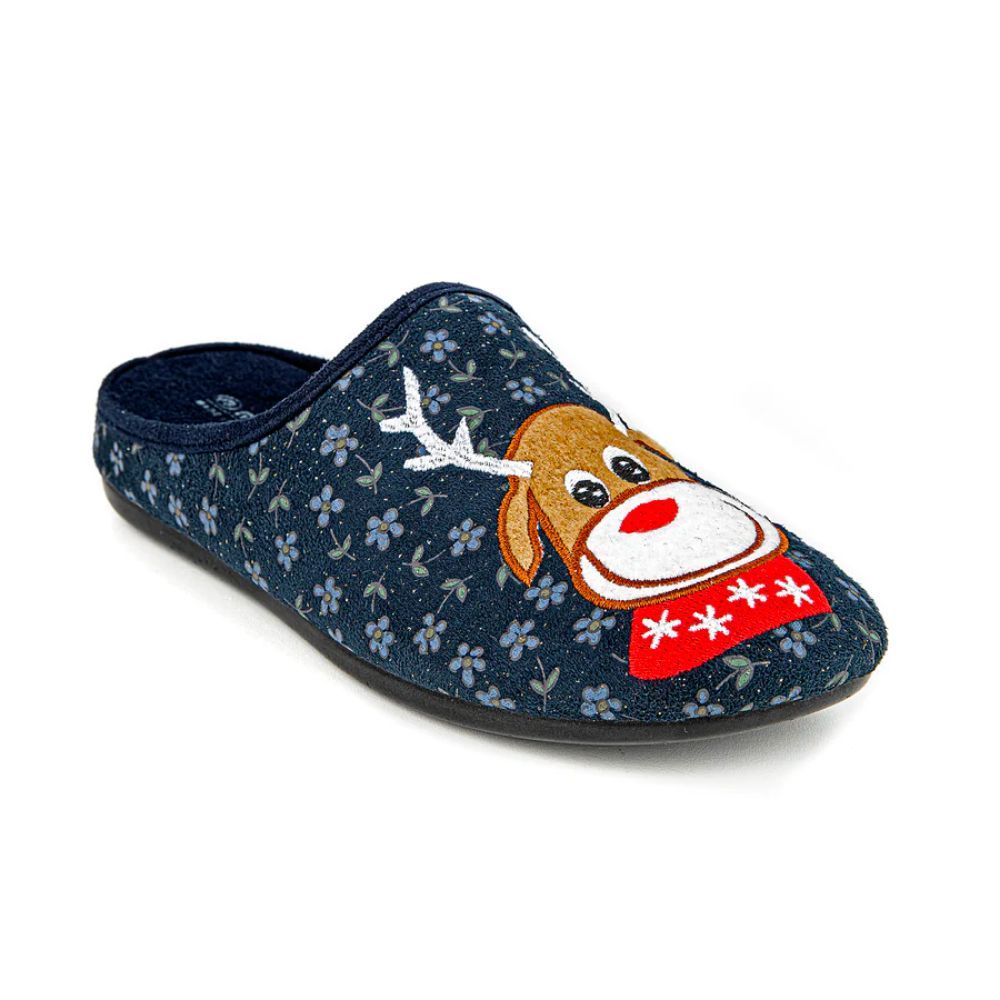 Muya 33901 Bailey Lacivert Kadın Ev İçi Terlik