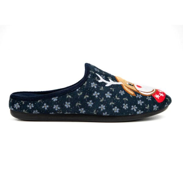 Muya 33901 Bailey Lacivert Kadın Ev İçi Terlik