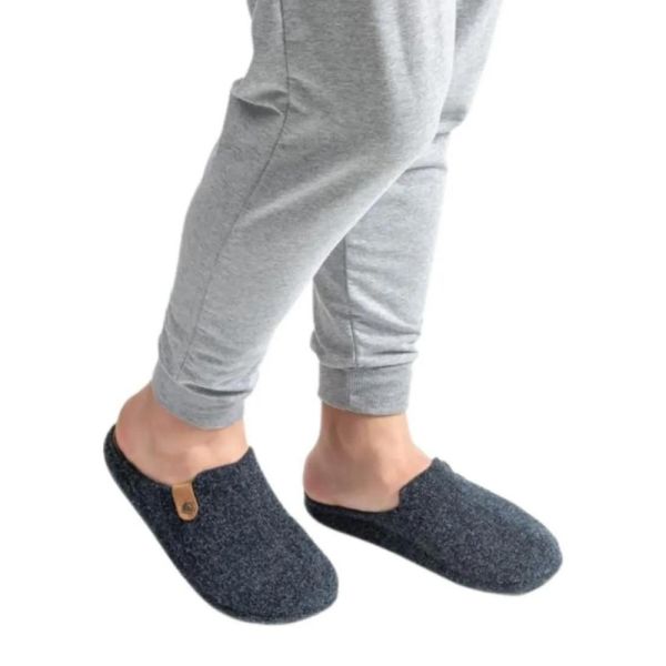 Twigy AA0441 Tw Mati Lacivert Erkek Ev İçi Terlik