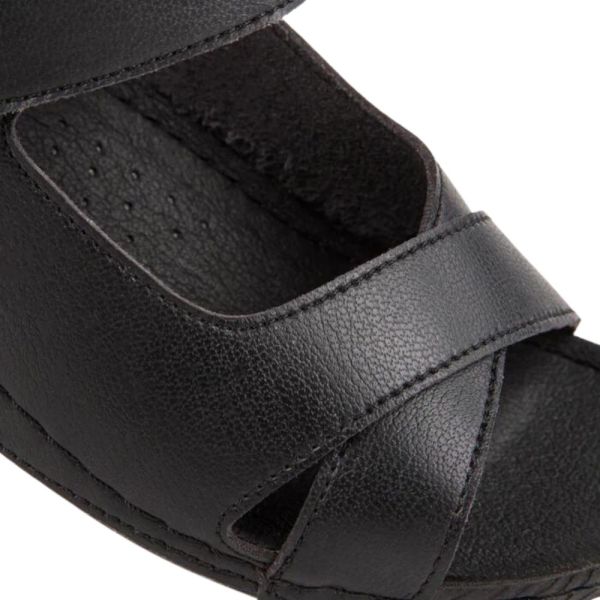 Muya 31123 Capella Siyah Kadın Anatomik Topuk Dikeni Sandalet