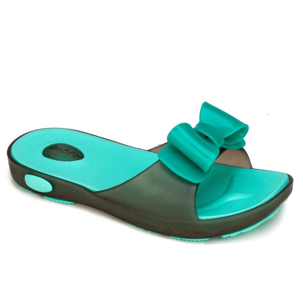 Defa 1835 Fiyonklu Yeşil Çocuk Havuz/Deniz Terlik