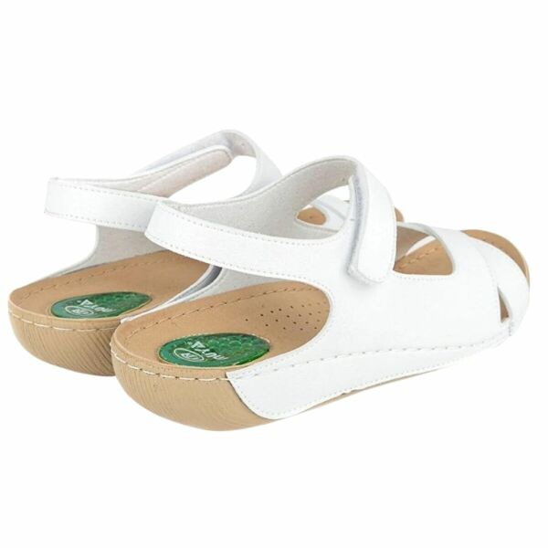 Muya 31123 Capella Beyaz Kadın Anatomik Topuk Dikeni Sandalet