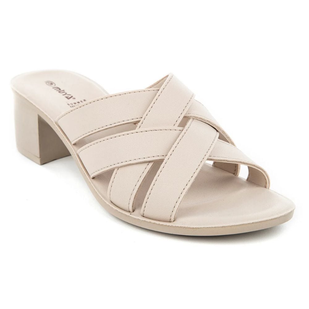 Muya 33000 Anagram Krem Kadın Topuklu Terlik