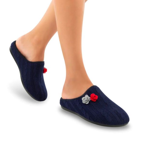 Muya 31902 Melody Lacivert Kadın Ev İçi Terlik