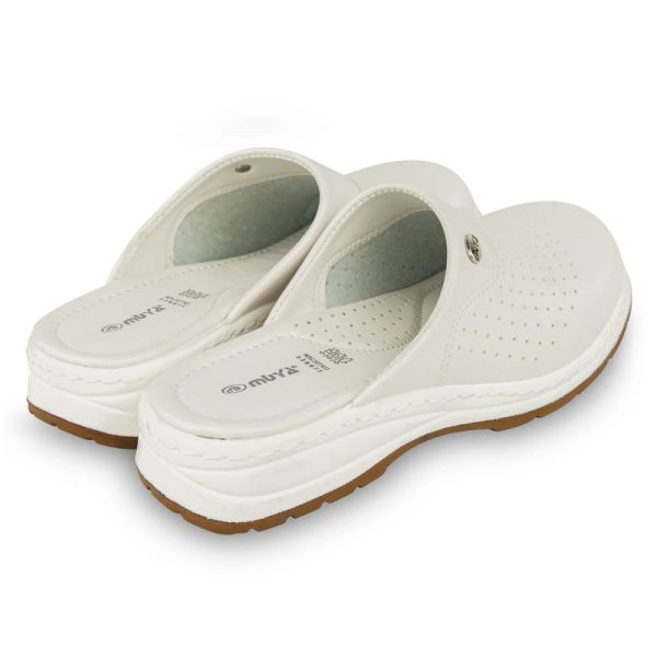 Muya 31320 Beyaz Erkek Ortopedik Sabo Terlik