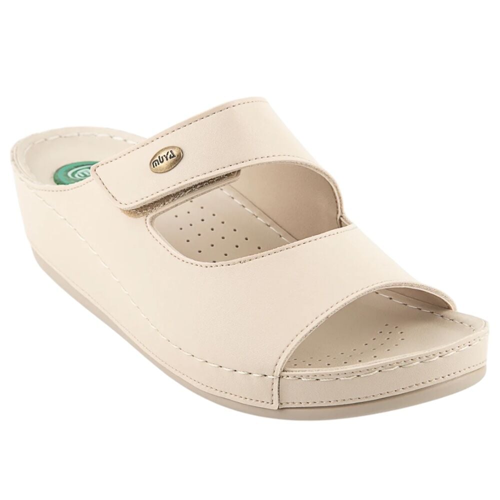 Muya 35208 Anyar Krem Kadın Anatomik Terlik