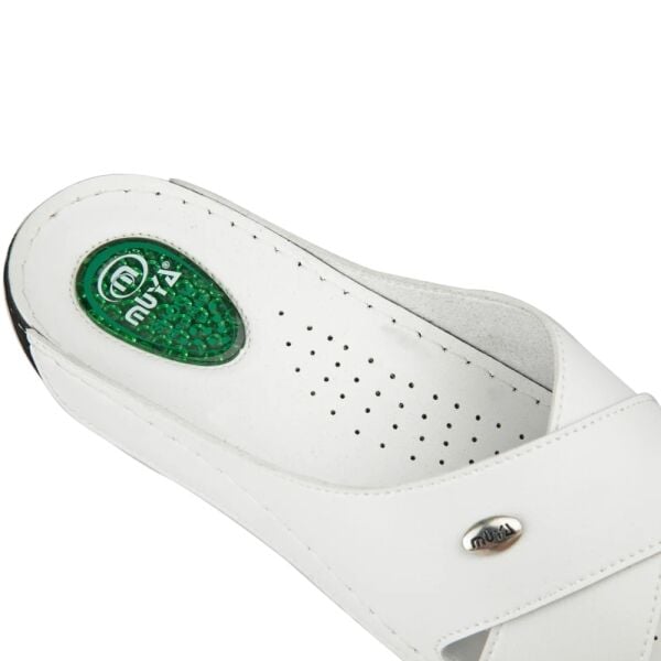 Muya 31124 Cyrus Beyaz Kadın Anatomik Topuk Dikeni Terlik