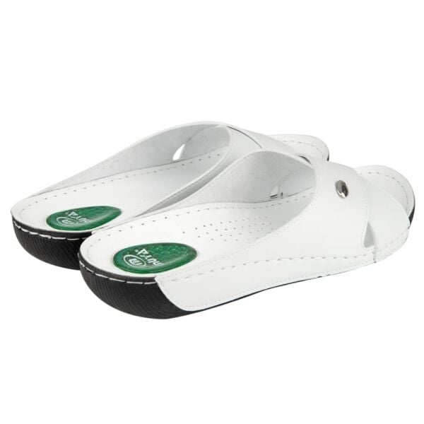 Muya 31124 Cyrus Beyaz Kadın Anatomik Topuk Dikeni Terlik