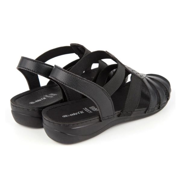 Muya 31143 Amanda Siyah Kadın Anatomik Sandalet