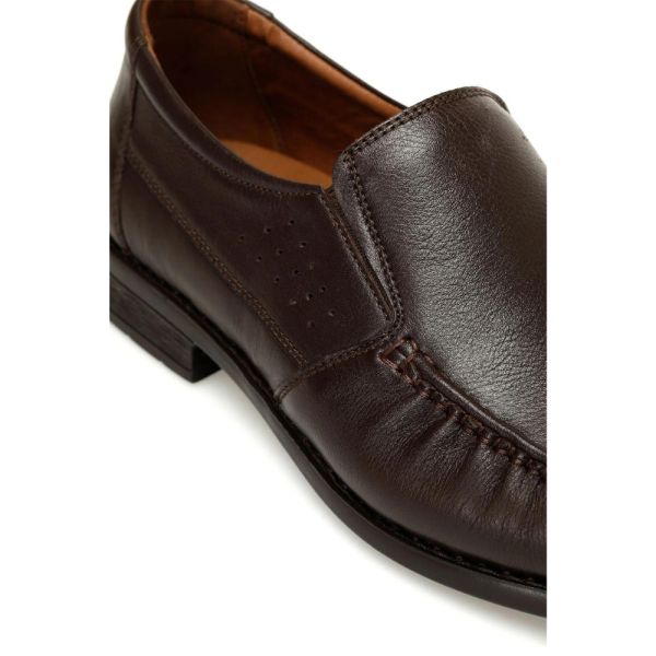 Polaris 108867 4FX Kahverengi Erkek Comfort Deri Ayakkabı