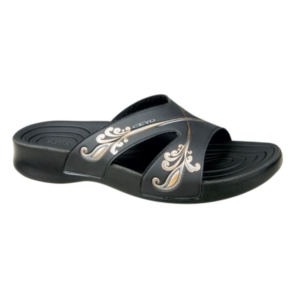 Ceyo 3400-20 Siyah Kadın Anatomik Terlik