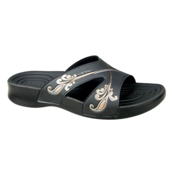 Ceyo 3400-20 Siyah Kadın Anatomik Terlik