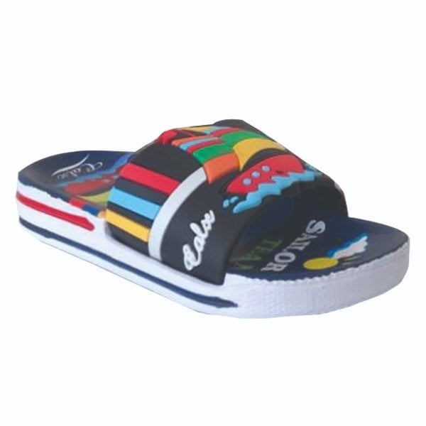 Calx P.855 Lacivert Çocuk Havuz/Deniz Terlik