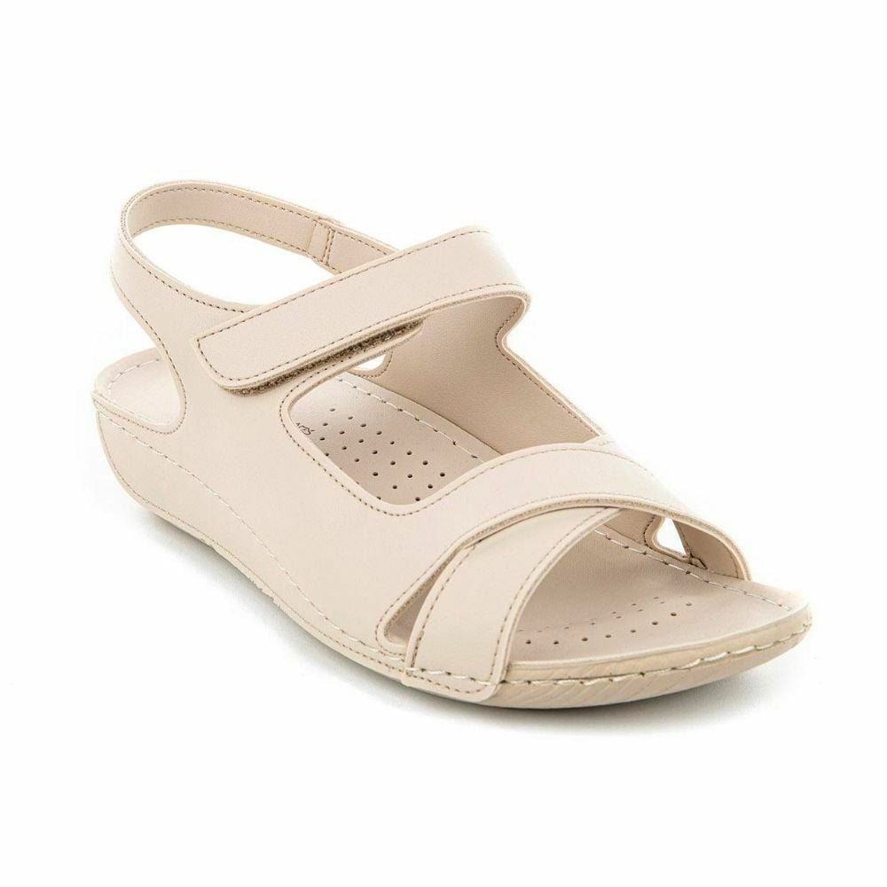 Muya 31121 Alula Full Krem Kadın Anatomik Sandalet
