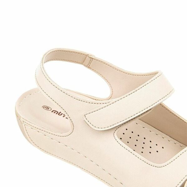 Muya 31121 Alula Full Krem Kadın Anatomik Sandalet
