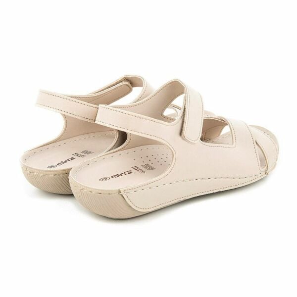 Muya 31121 Alula Full Krem Kadın Anatomik Sandalet